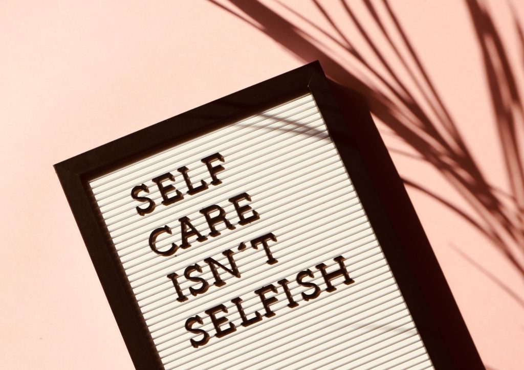 prendre soin de soi n'est pas égoïste